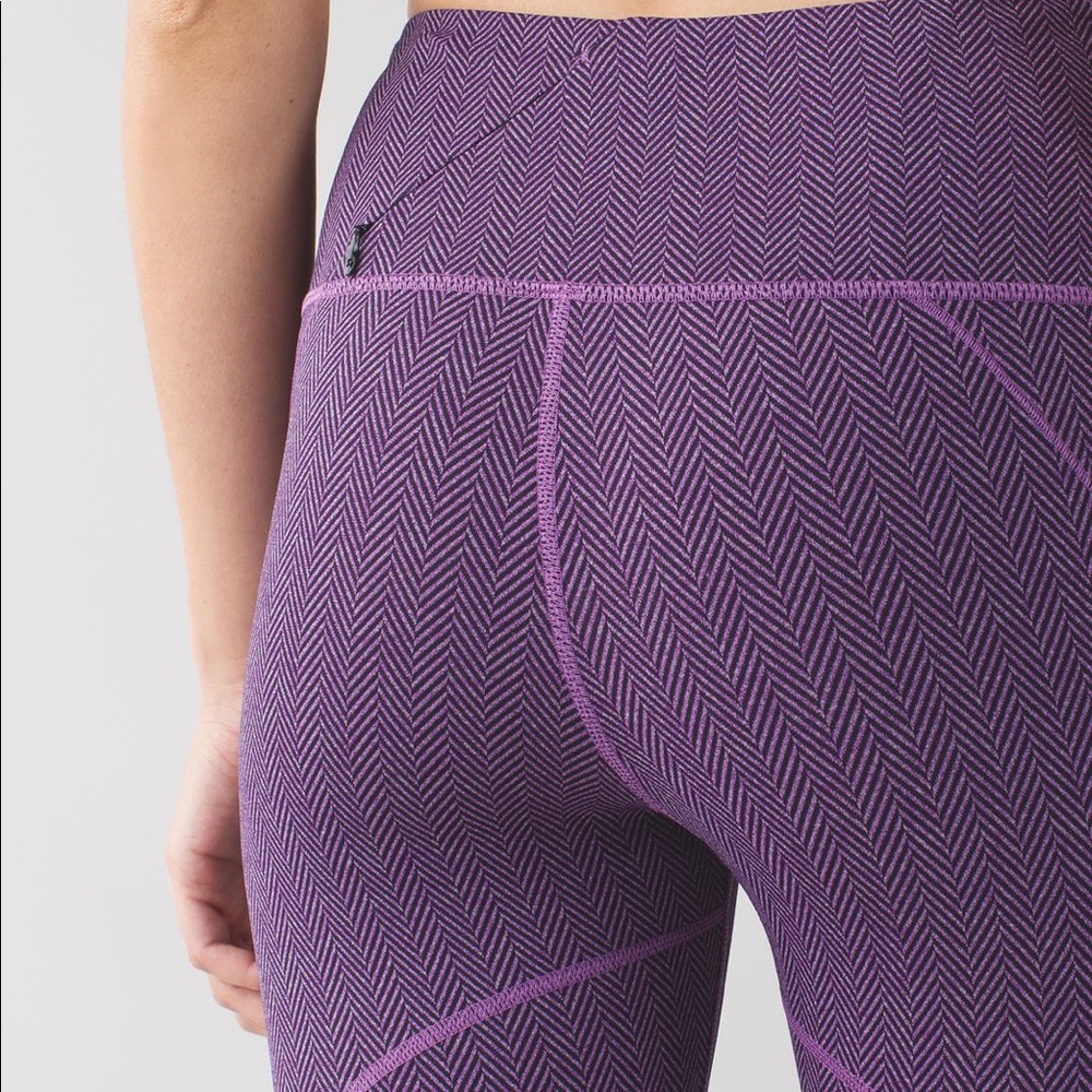 lululemon athletica Purple Patterned Leggings